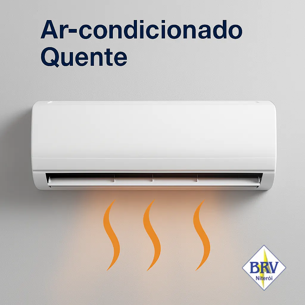 Miniatura ar-condicionado quente e frio